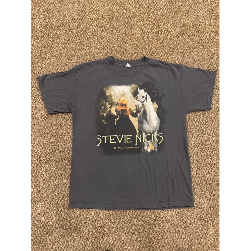 Stevie Nicks In Your Dreams Tour 2012 Concert T-Shirt Charcoal Grey Large